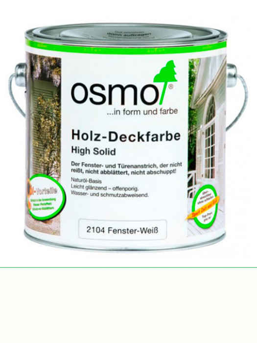 Біла фарба для вікон і дверей Osmo Holzdeckfarbe