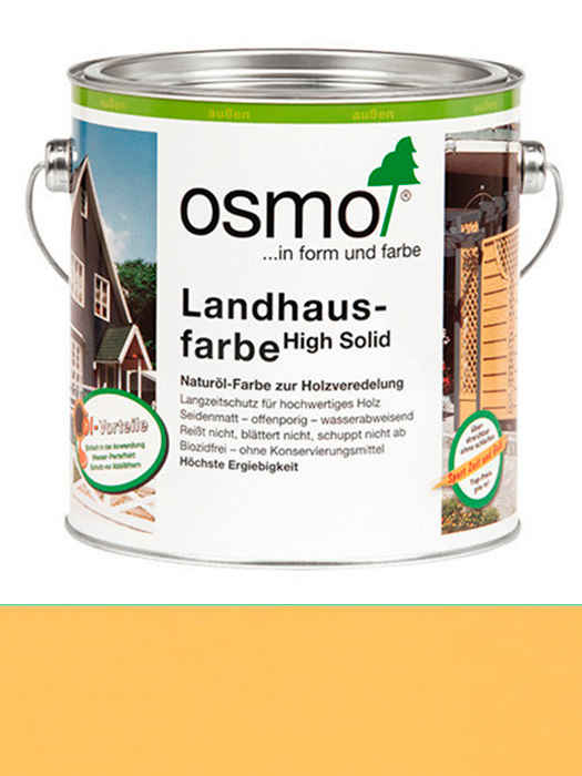 Захисне кольорове не прозоре масло Osmo Landhausfarbe