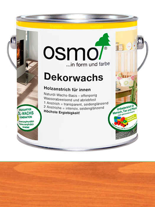 Кольорове прозоре масло Osmo Dekorwachs Transparent