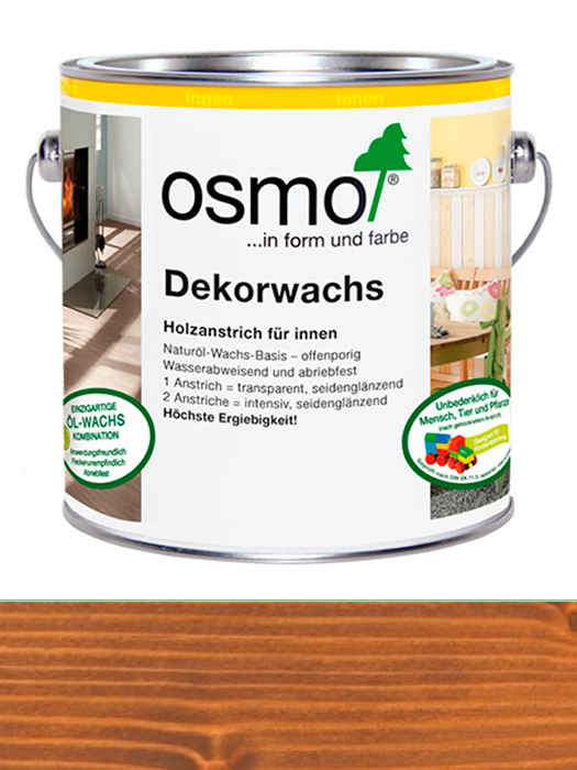 Кольорове прозоре масло Osmo Dekorwachs Transparent