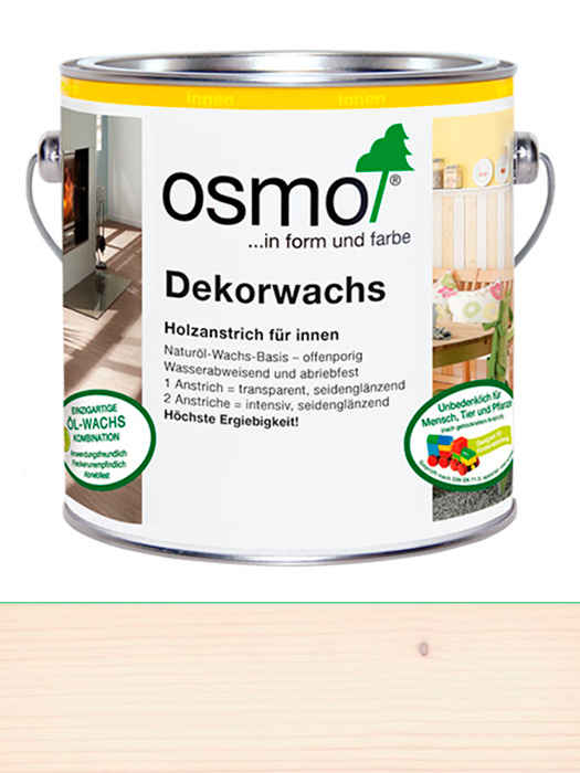 Кольорове прозоре масло Osmo Dekorwachs Transparent