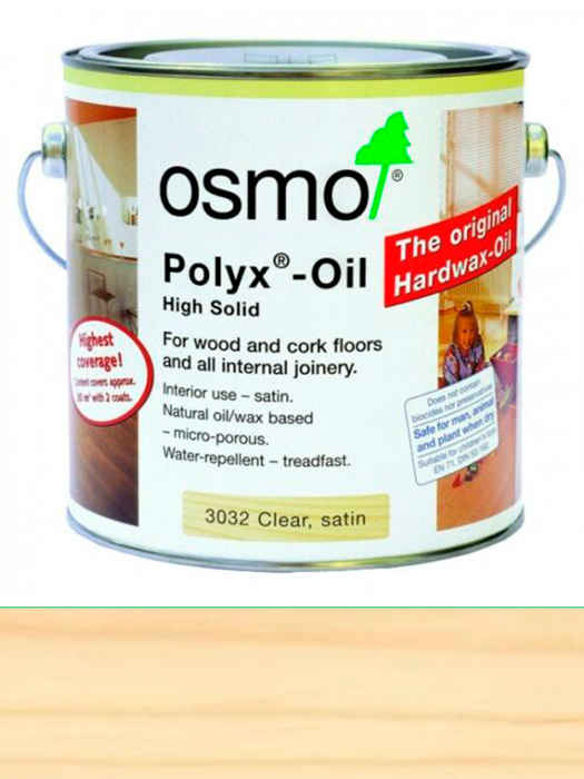 Масло з твердим воском для захисту підлоги Osmo Hartwachs-Ol Original