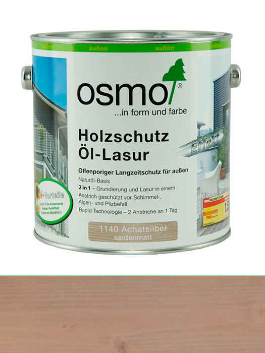 Захисне масло-лазур з ефектом срібла Osmo Holzschutz-Lasur Effekt