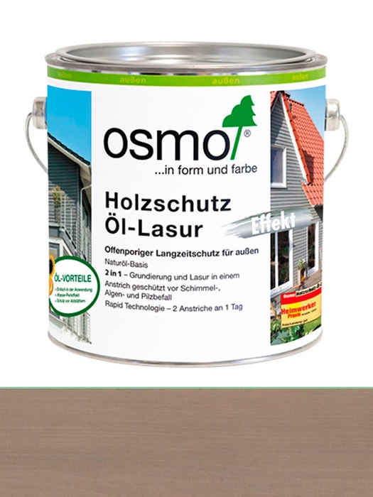 Захисне масло-лазур з ефектом срібла Osmo Holzschutz-Lasur Effekt
