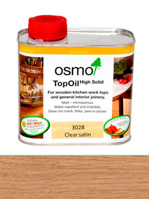 Масло з твердим воском для меблів і стільниць Osmo TopOil