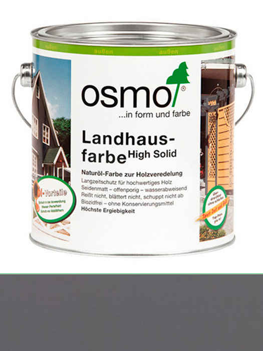 Захисне кольорове не прозоре масло Osmo Landhausfarbe