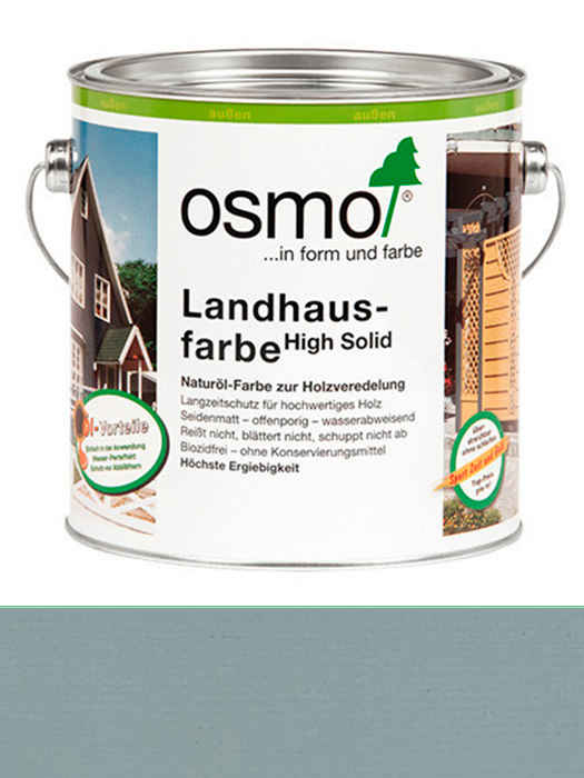Захисне кольорове не прозоре масло Osmo Landhausfarbe